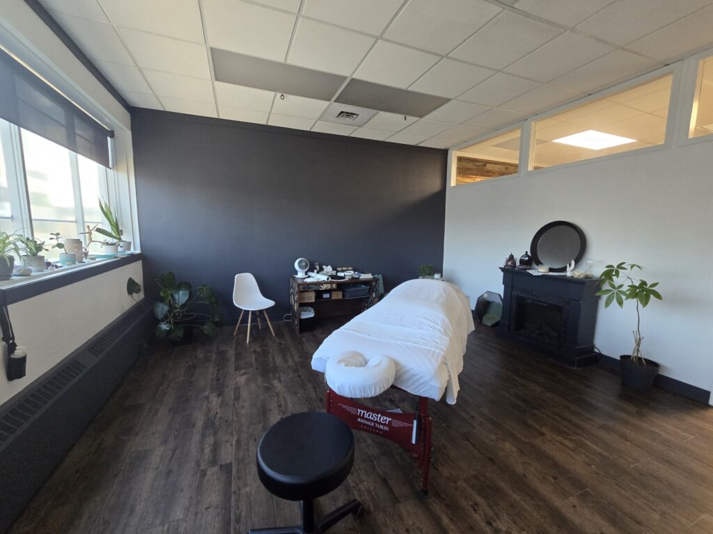 Treatment room at Northwood Wellness Collective, natural light